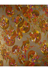 CLEARANCE Aitoh Yuzenshi: Fans on Gold, 19" x 25.25"