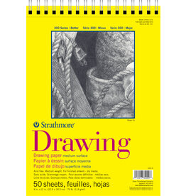 Strathmore Strathmore 300 Drawing Pad, 50 Sheets, 9” x 12”