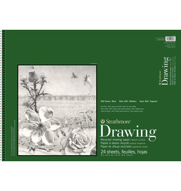 Strathmore Strathmore 400 Series Recycled Drawing Paper Pad, 24 Sheets, 18” x 24”