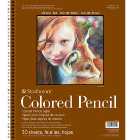 Strathmore Strathmore 400 Series Colored Pencil Pad, 30 Sheets, 11” x 14”