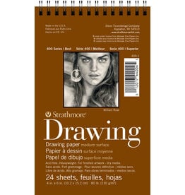 Strathmore Strathmore 400 Series Drawing Pads, 24 Sheets, 4” x 6”