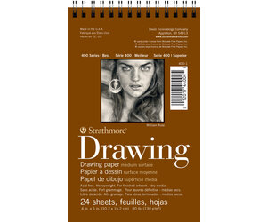 Strathmore Drawing Medium Paper Pad 4x6 24 Sheets