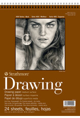 Strathmore Strathmore 400 Series Drawing Pads, 24 Sheets, 9” x 12”