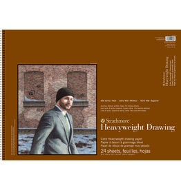 Strathmore Strathmore 400 Series Heavyweight Drawing Pads, 24 Sheets, 18” x 24”