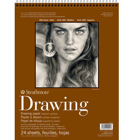 Strathmore Strathmore 400 Series Drawing Pads, 24 Sheets, 11” x 14”