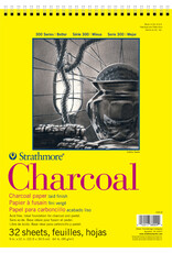 Strathmore Strathmore 300 Series Charcoal Pad, 32 Sheets, 9” x 12”