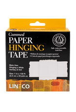 Lineco Lineco Paper Hinging Tape, Gummed, 1" x 130'