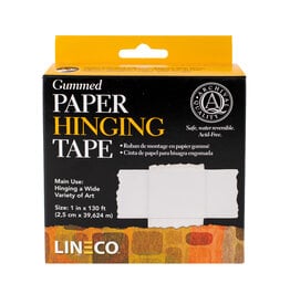 Lineco Lineco Paper Hinging Tape, Gummed, 1" x 130'