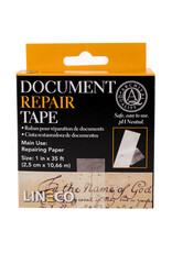 Lineco Lineco Document Repair Tape, Self-Adhesive, 1" x 35'