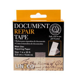 Lineco Lineco Document Repair Tape, Self-Adhesive, 1" x 35'