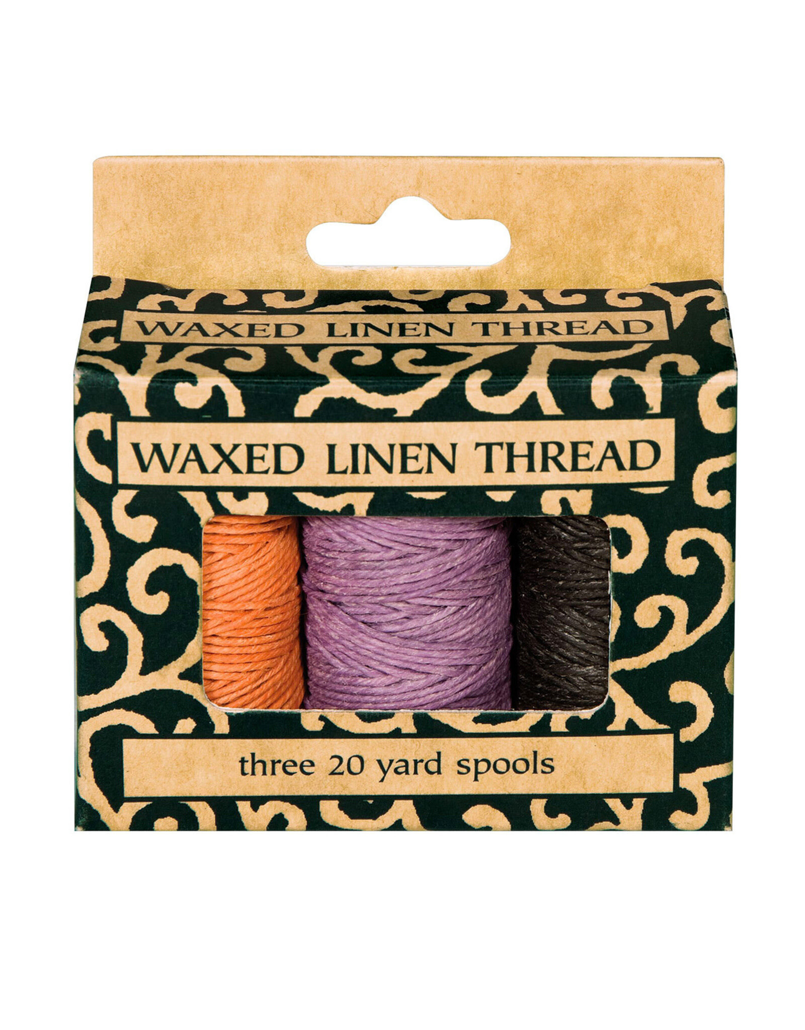 Lineco Lineco Waxed Linen Thread, 20yd, 3 Color pk