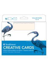 Strathmore Strathmore Creative Cards Full Size Ivory with Deckle  20/Pkg.