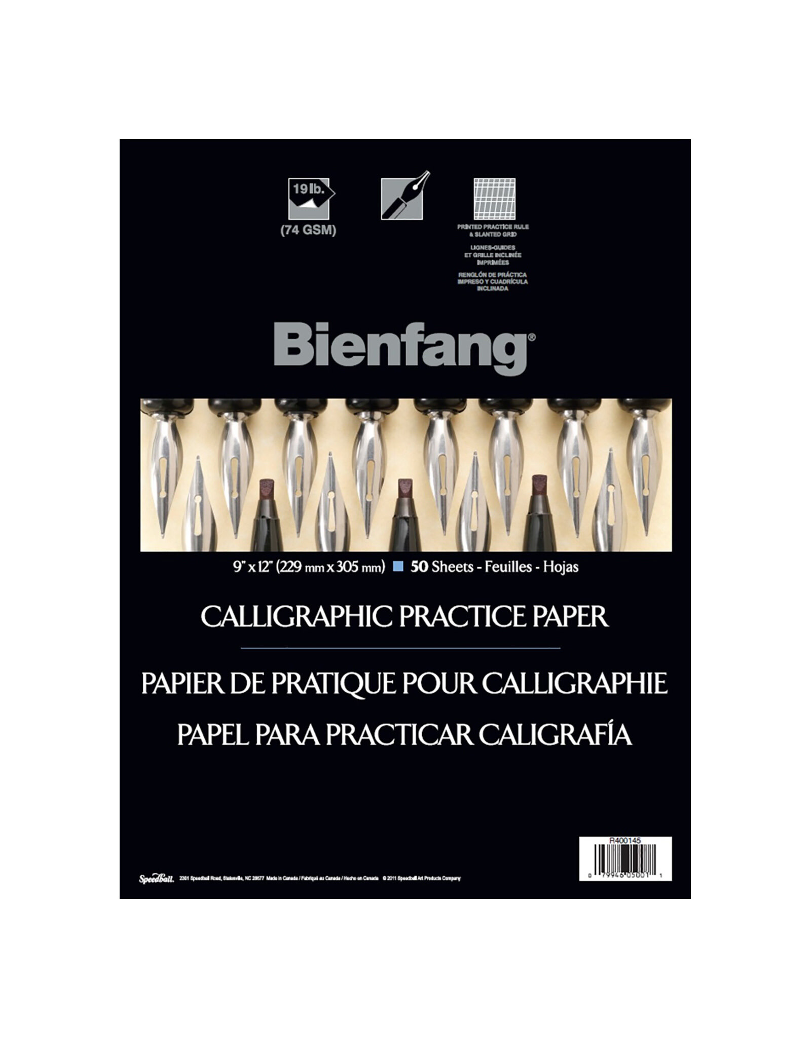 Bienfang Bienfang Calligraphic Practice Pad, 9” x 12”