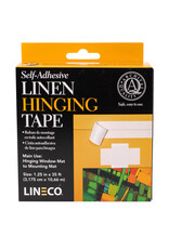 Lineco Lineco Linen Hinging Cloth Tape with Liner, Self-Adhesive, 1¼” x 35'