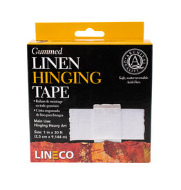 Lineco Lineco Linen Hinging Tape, Gummed, 1" x 30'