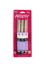 Sakura Sakura Pigma Brush Pens, Set of 3, Assorted Colors