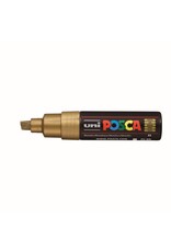 POSCA Uni POSCA Paint Marker, Broad Chisel, Gold