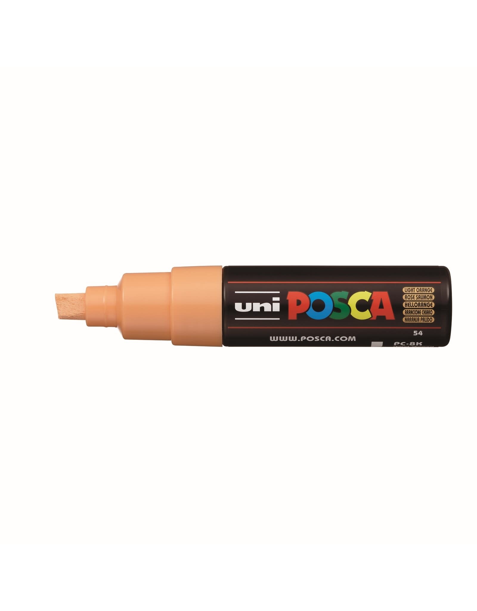 POSCA Uni POSCA Paint Marker, Broad Chisel, Light Orange