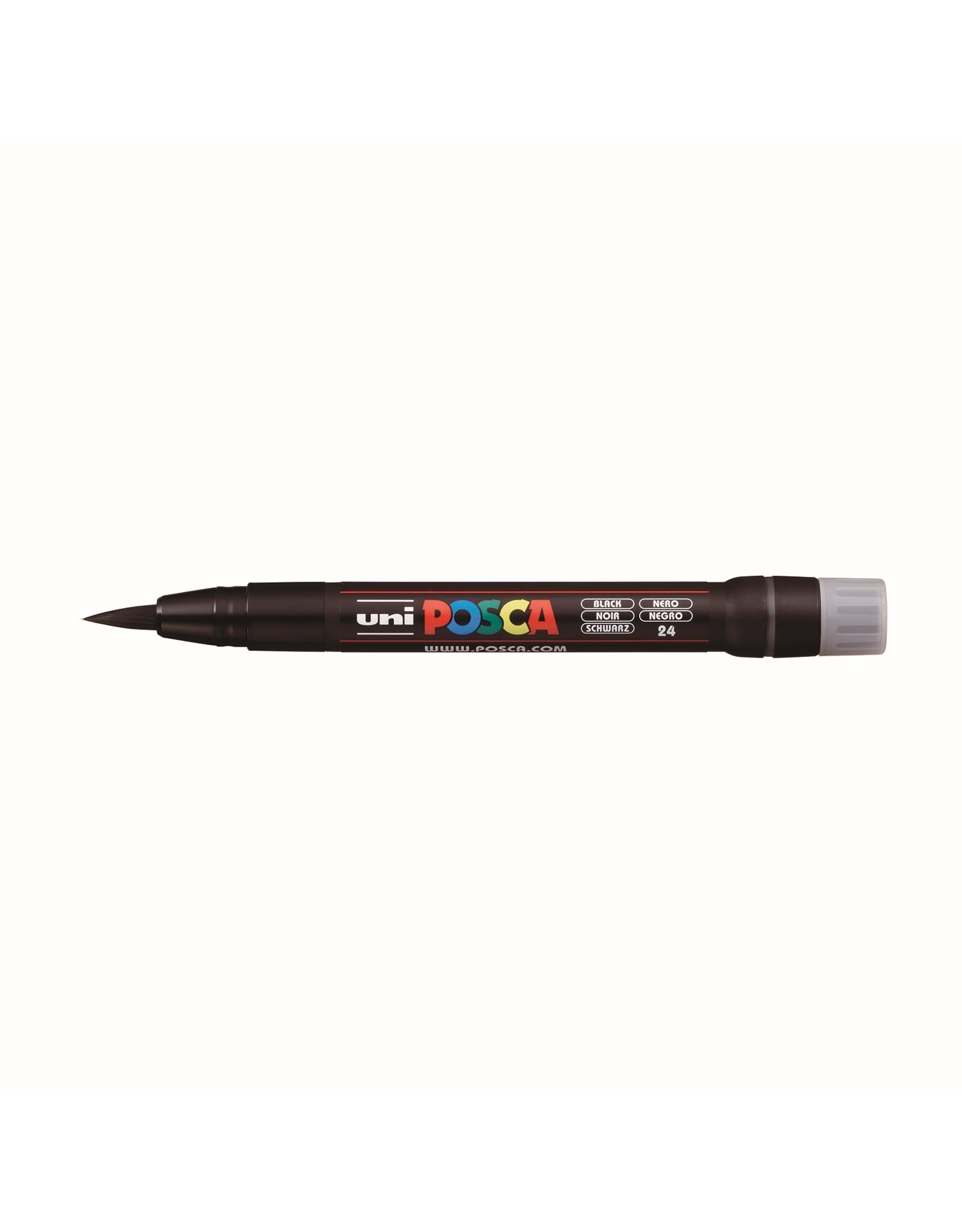 POSCA Uni POSCA Paint Marker, Brush, Black