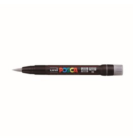 POSCA Uni POSCA Paint Marker, Brush, Silver