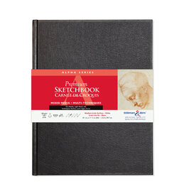 STILLMAN & BIRN Stillman & Birn Alpha Sketchbook, Hardbound, Portrait, 8¼” x 11¾”