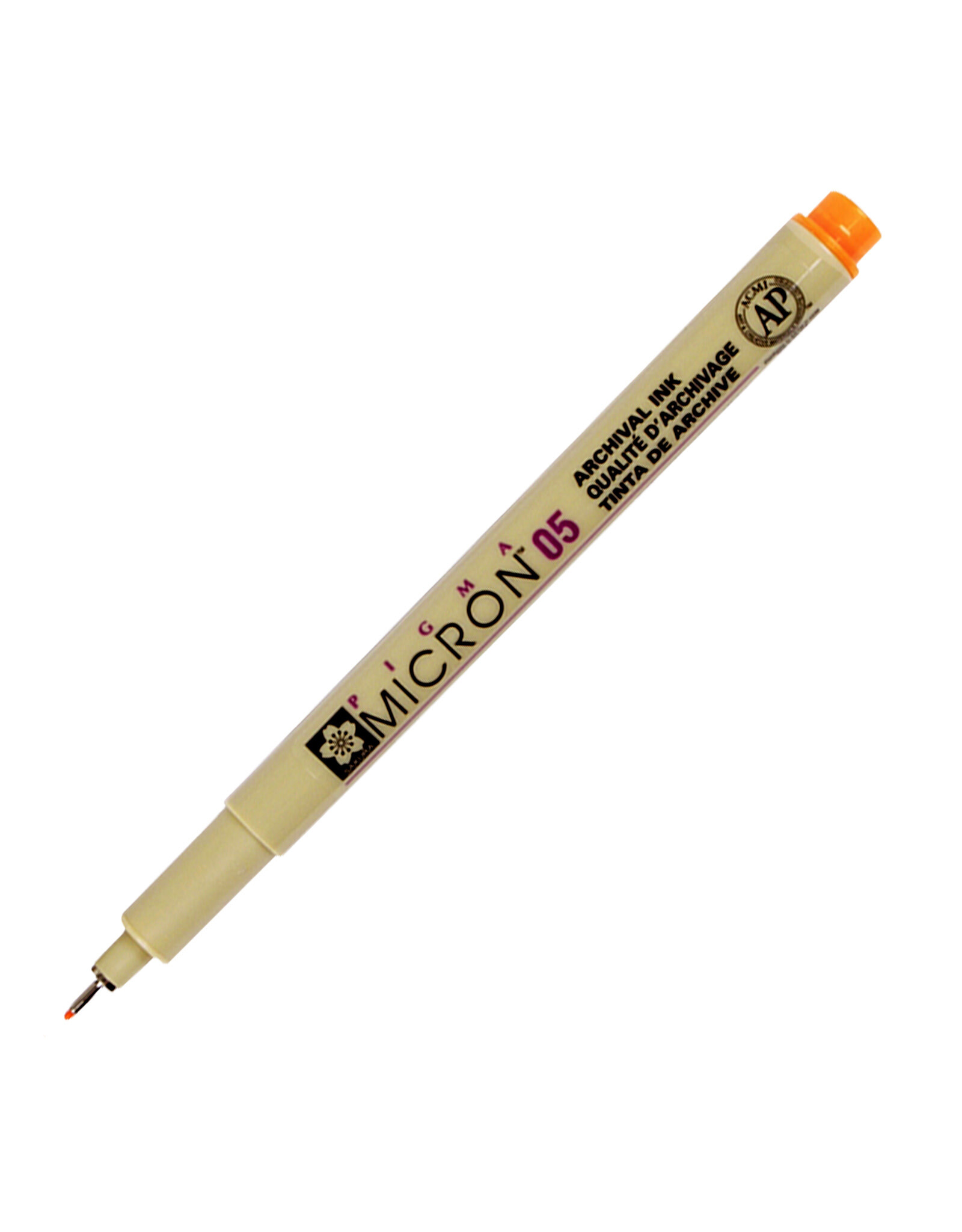 Sakura Sakura Pigma Micron 05, Orange, 0.45mm