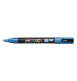 POSCA Uni POSCA Paint Marker, Fine, Glitter Light Blue