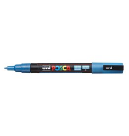 POSCA Uni POSCA Paint Marker, Fine, Glitter Light Blue