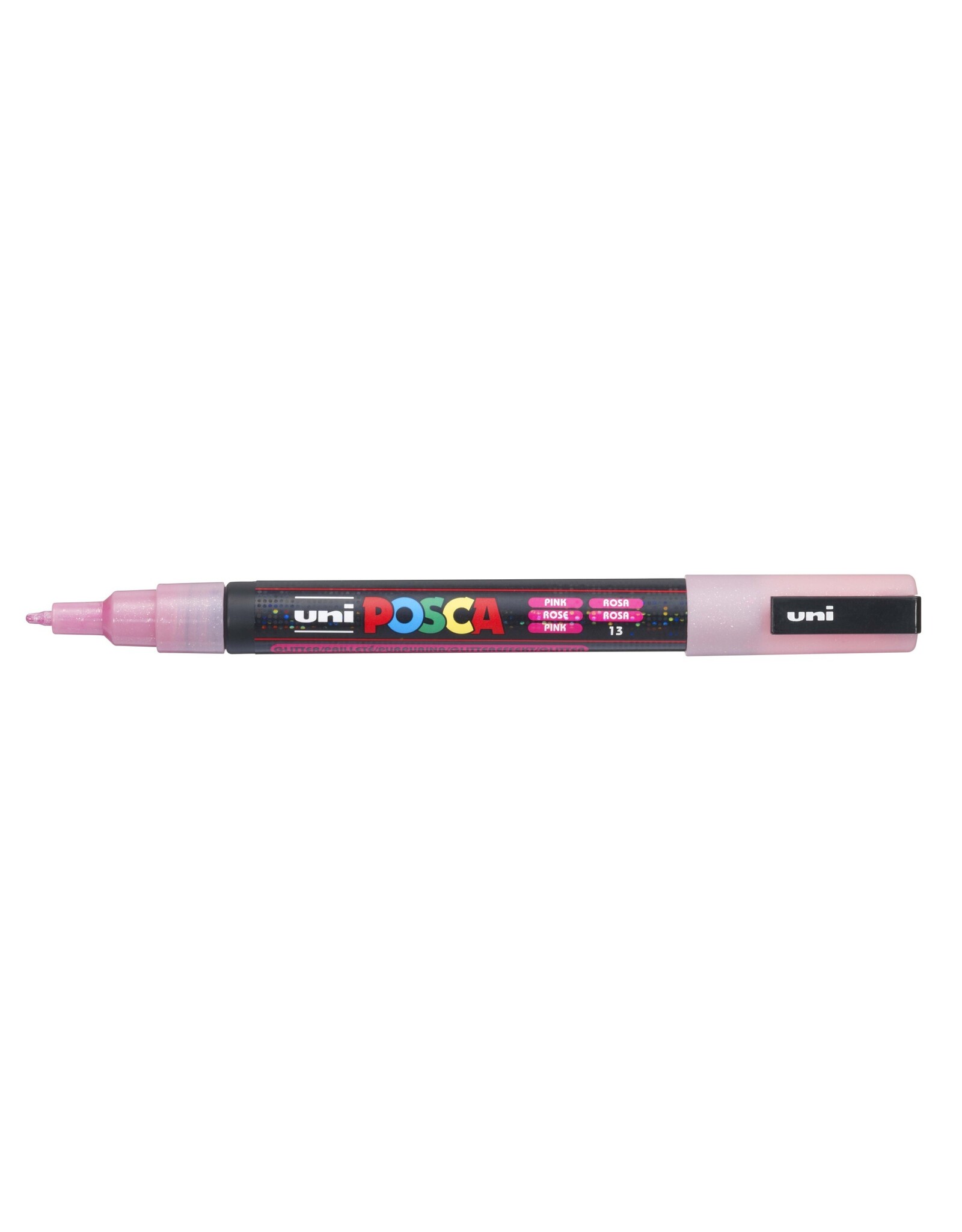 POSCA Uni POSCA Paint Marker, Fine, Glitter Pink