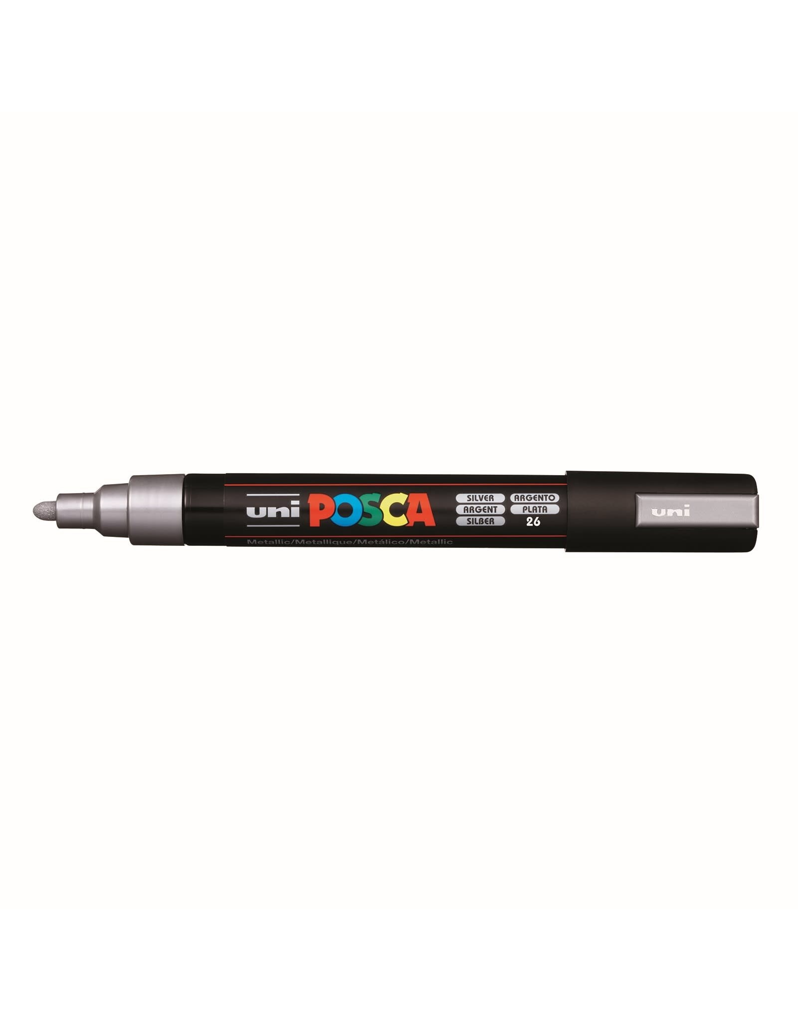 POSCA Uni POSCA Paint Marker, Medium, Silver