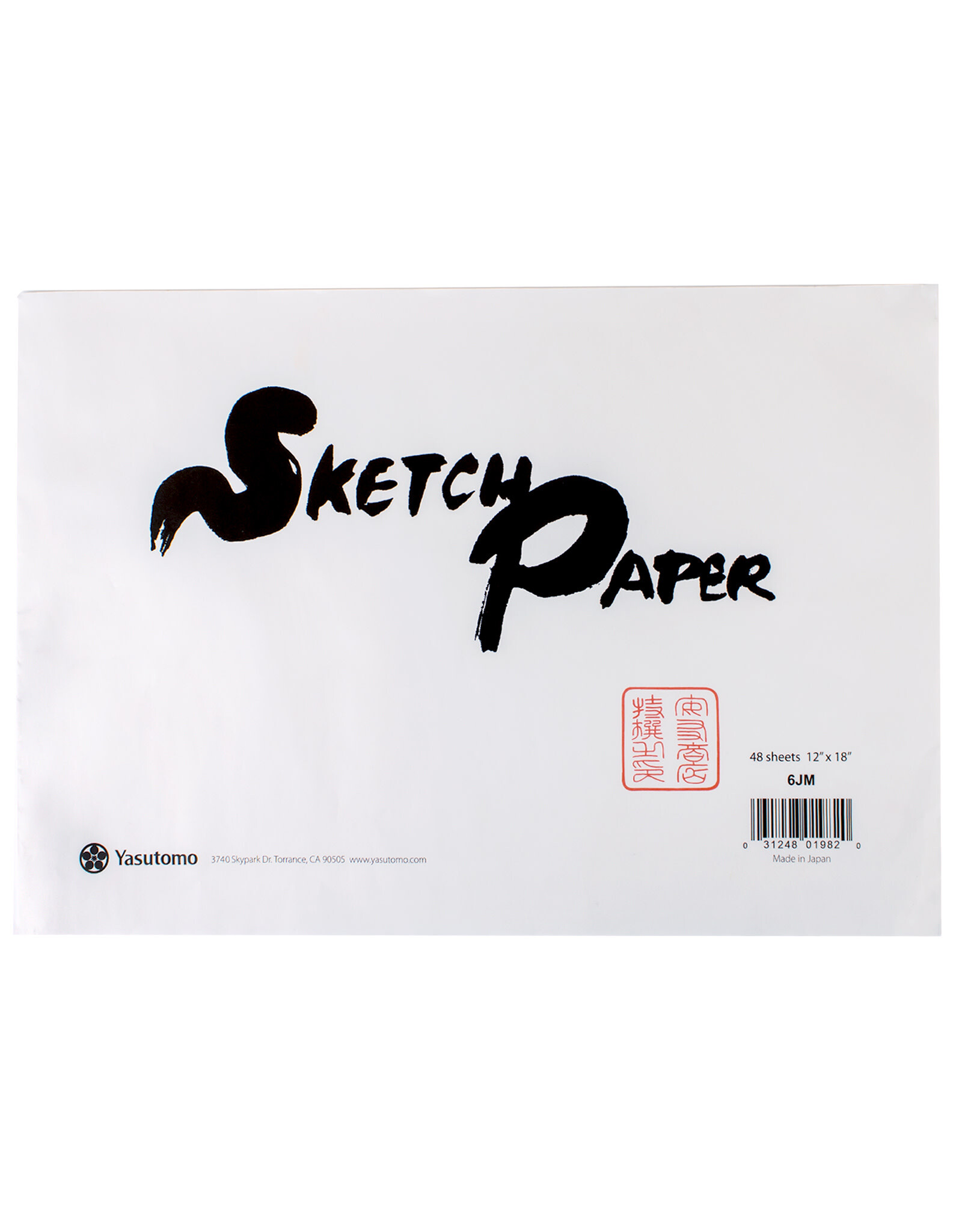 YASUTOMO Yasutomo Rice Paper, 48 Sheets, 12” x 18”