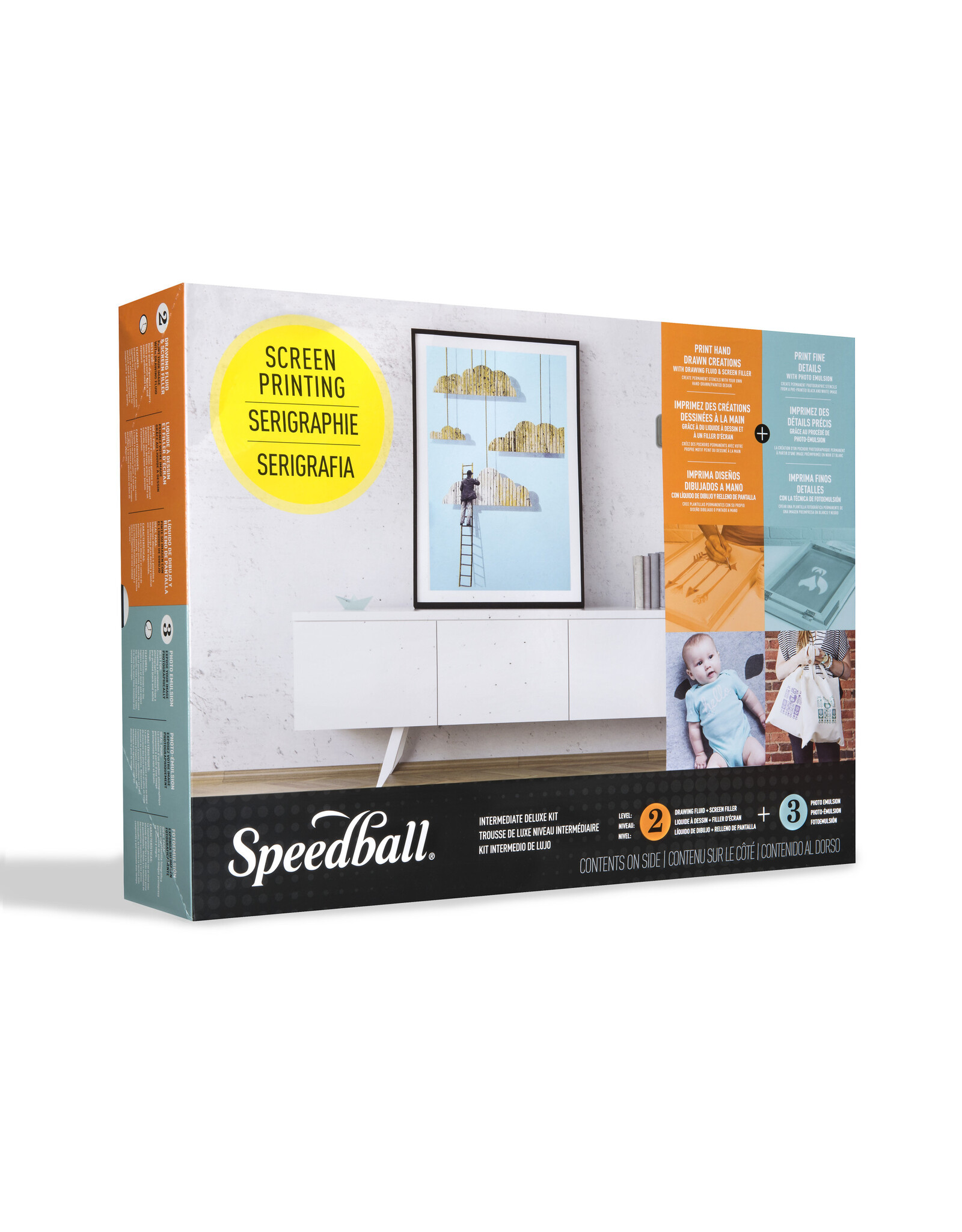SPEEDBALL ART PRODUCTS Speedball Screen Printing, Intermediate Deluxe Kit