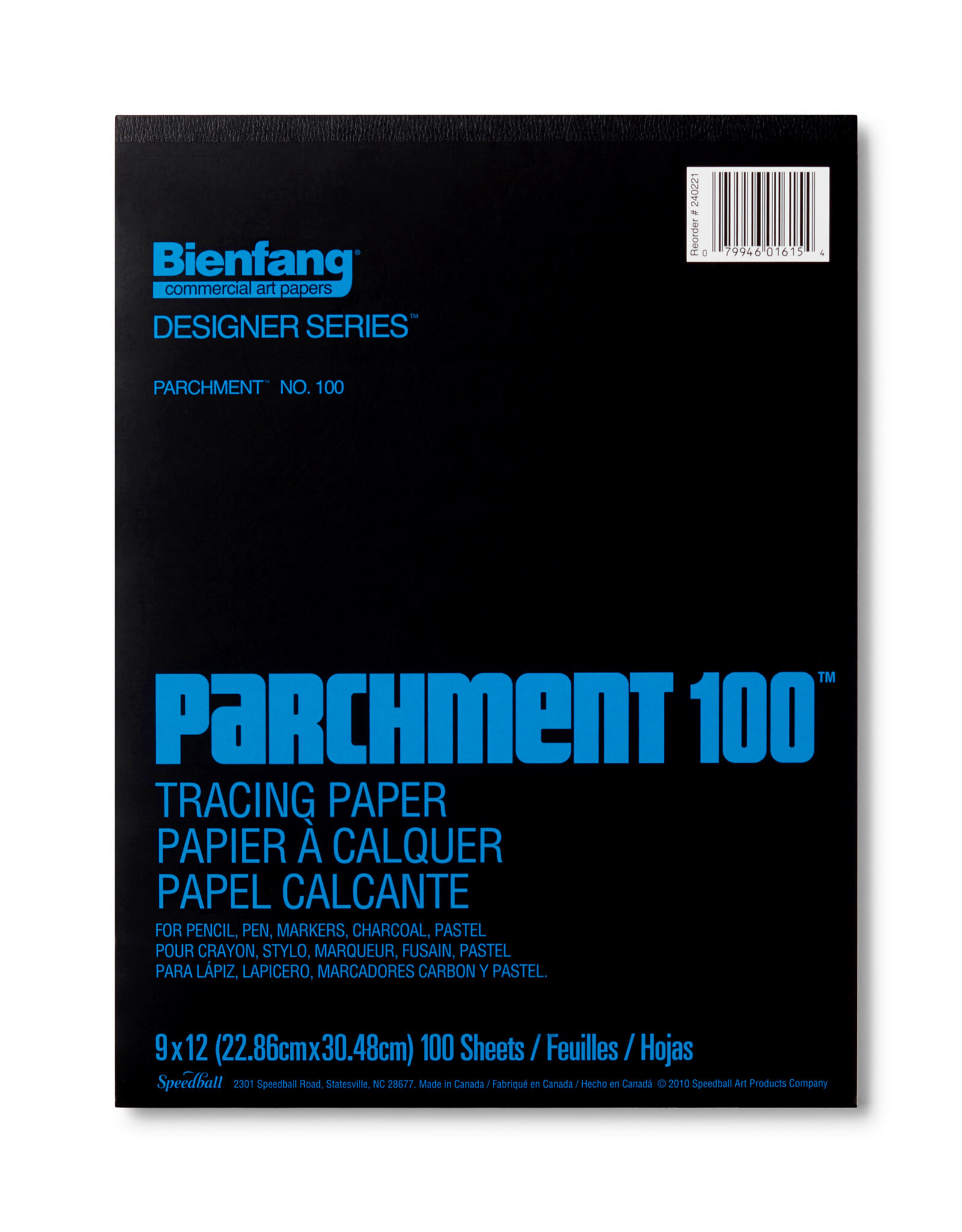 Bienfang Bienfang Parchment Tracing Paper, 50 Sheets, 9" x 12"