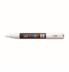 POSCA Uni POSCA Paint Marker, Extra Fine, White