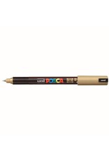 POSCA Uni POSCA Paint Marker, Extra Fine Metal Tip, Gold