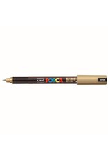 POSCA Uni POSCA Paint Marker, Extra Fine Metal Tip, Gold