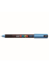 POSCA Uni POSCA Paint Marker, Extra Fine Metal Tip, Metallic Blue