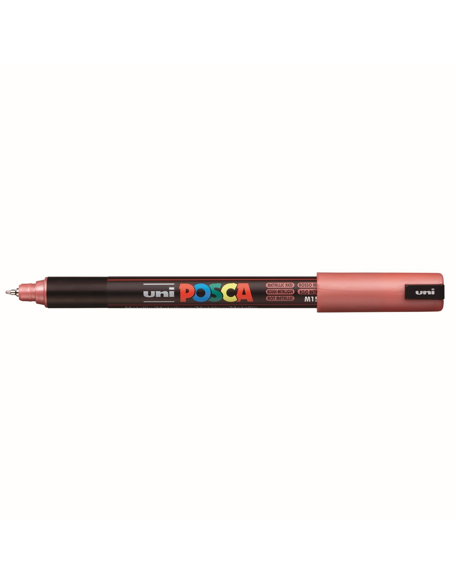 POSCA Uni POSCA Paint Marker, Extra Fine Metal Tip, Metallic Red