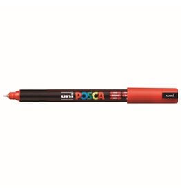 POSCA Uni POSCA Paint Marker, Extra Fine Metal Tip, Red