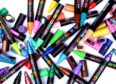 Uni POSCA Paint Markers, Cool Colors Set (PC-5M) – St. Louis Art