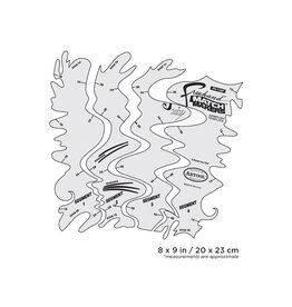 Artool #11 Matchmakers Freehand Airbrush Template by Michael Cacy