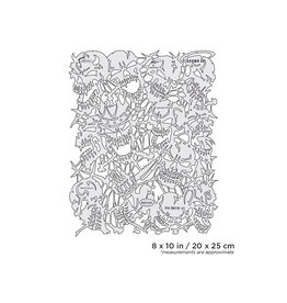 Artool Return of Skullmaster Lucky 13 Freehand Airbrush Template by Craig Fraser