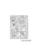 CLEARANCE Artool Airbrush Template, Son of Skullmaster Devil or Angel Freehand Template by Craig Fraser
