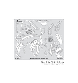 CLEARANCE Artool Airbrush Template, Wrath of Skullmaster Mr. Potato Bonz Stuph #1 Freehand Template by Craig Fraser