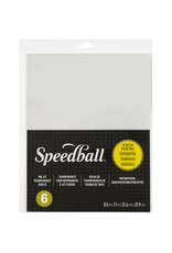 SPEEDBALL ART PRODUCTS Speedball Screen Printing, InkJet Transparencies, 6pk