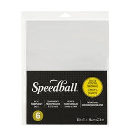 SPEEDBALL ART PRODUCTS Speedball Screen Printing, InkJet Transparencies, 6pk