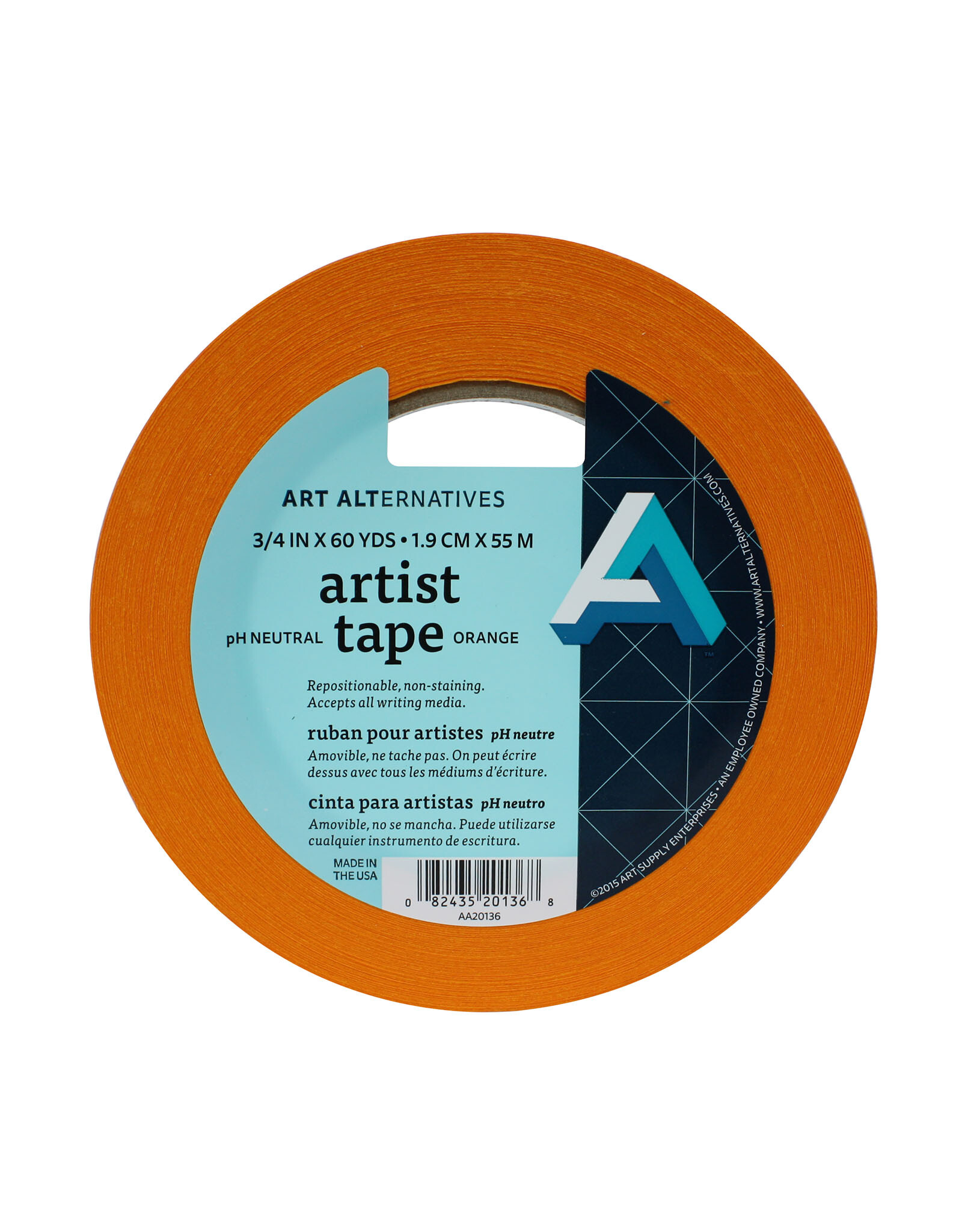 Art Alternatives Art Alternatives Artist Tape Orange ¾'' x 60yds