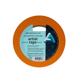 Art Alternatives Art Alternatives Artist Tape Orange ¾'' x 60yds