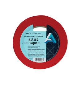 Art Alternatives Art Alternatives Artist Tape Red ¾'' x 60yds