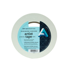 Art Alternatives Art Alternatives Artist Tape White ¾'' x 60yds